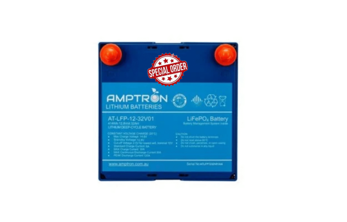 12V 32Ah LiFePO4 Battery and Charger Combo kit