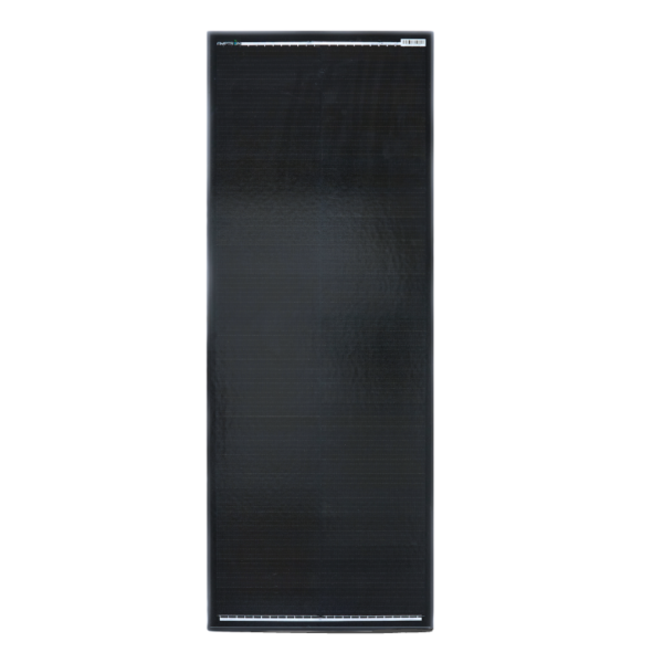 100W 12V Glass Perc Shingled Solar Panel 35mm, Slimline width 460mm