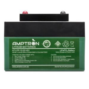 12V 22Ah LiFePO4 Battery and Charger Combo Kit