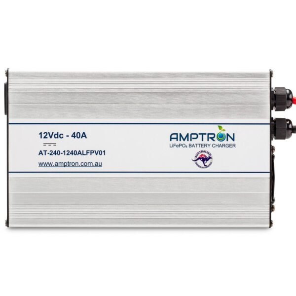 AC-DC 12V ​40A Lithium ​LiFePO4 Battery Charger c/w battery wakeup feature
