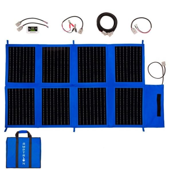 AMPTRON 200W 12V Mono-Crystalline Solar Blanket Kit