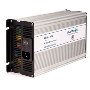 AC-DC 48V 10A Lithium Battery Charger c/w battery wakeup feature