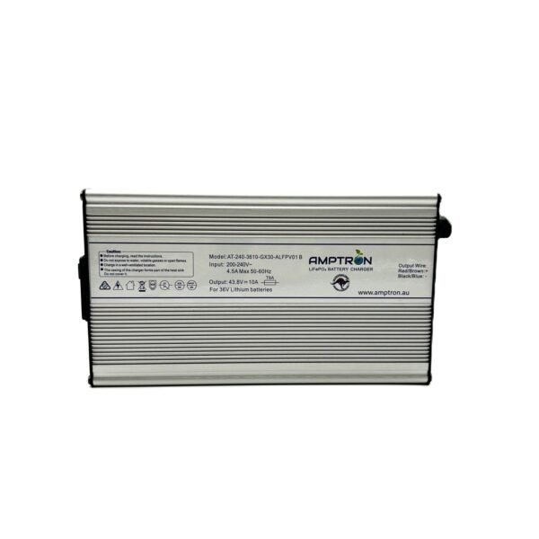AC-DC 36V 10A Lithium ​LiFePO4 Battery Charger C/W GX30 round Din Plug
