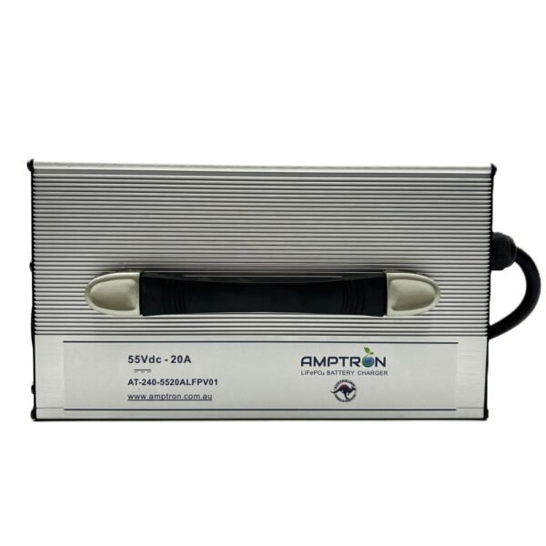 AC-DC 48V (Max 55V) 20A Lithium ​LiFePO4 Battery Charger with switch