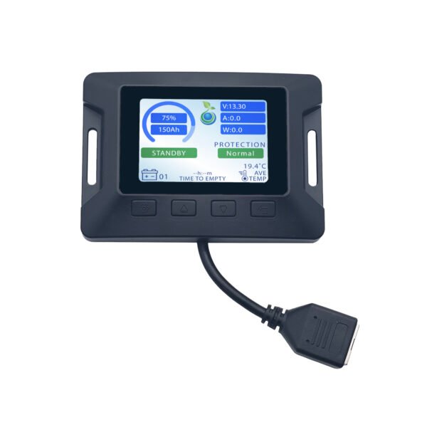 Amptron BluEdge RS485 BMS LCD Display with 1.5m UTP Cable | 2.4-Inch Full-Colour Screen - Image 8