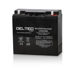 Deltec 12V 18Ah Standby AGM (Flag Terminal)