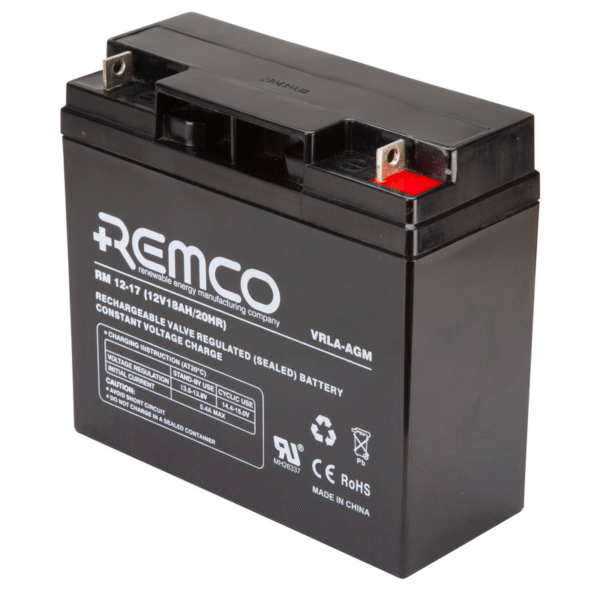 Remco 12V 18AH AGM Standby T3 Terminal