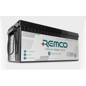 REMCO 12V 200AH LIFEPO4 DC GRP 8D M8 TERMINAL