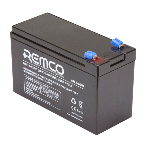 REMCO 12V 7.2Ah Deep Cycle AGM