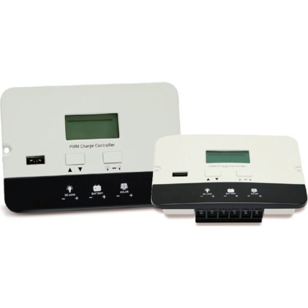 20A 12V/24V AP ​Flush Mount PWM Solar Charge Controller – Lithium compatible