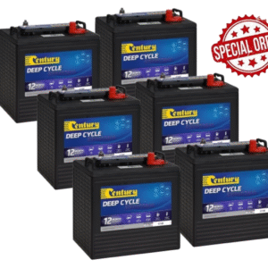Century C105 Deep Cycle Industrial Battery (Set of 6)