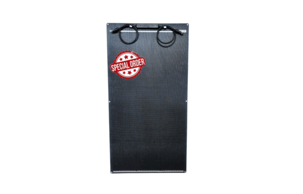 100W Narrow 12V Semi-Flexible Perc Shingled Solar Panels ETFE Coating