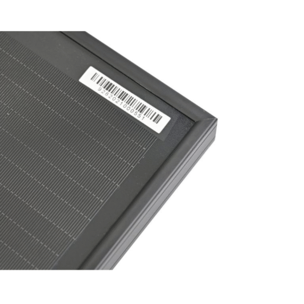 100W 12V Glass Perc Shingled Solar Panel 35mm Slimline - Image 3
