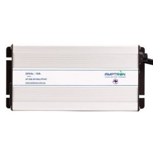AC-DC 24V 10A Lithium ​Battery Charger c/w battery wakeup feature