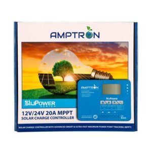 20A 12V/24V AM MPPT Solar charge controller – with built-in Bluetooth – Lithium compatible
