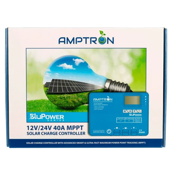 40A 12V/24V AM MPPT Solar charge controller - Image 2
