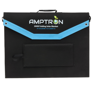 AMPTRON 200W 12V Folding Perc-Shingled Solar Blanket