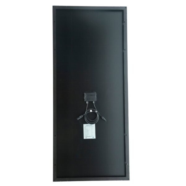 200W 12V Glass Perc Half Mono-crystalline Solar panel, 35mm Black Aluminium Framed Panel with Aerodynamic Mounting Kit - Image 4