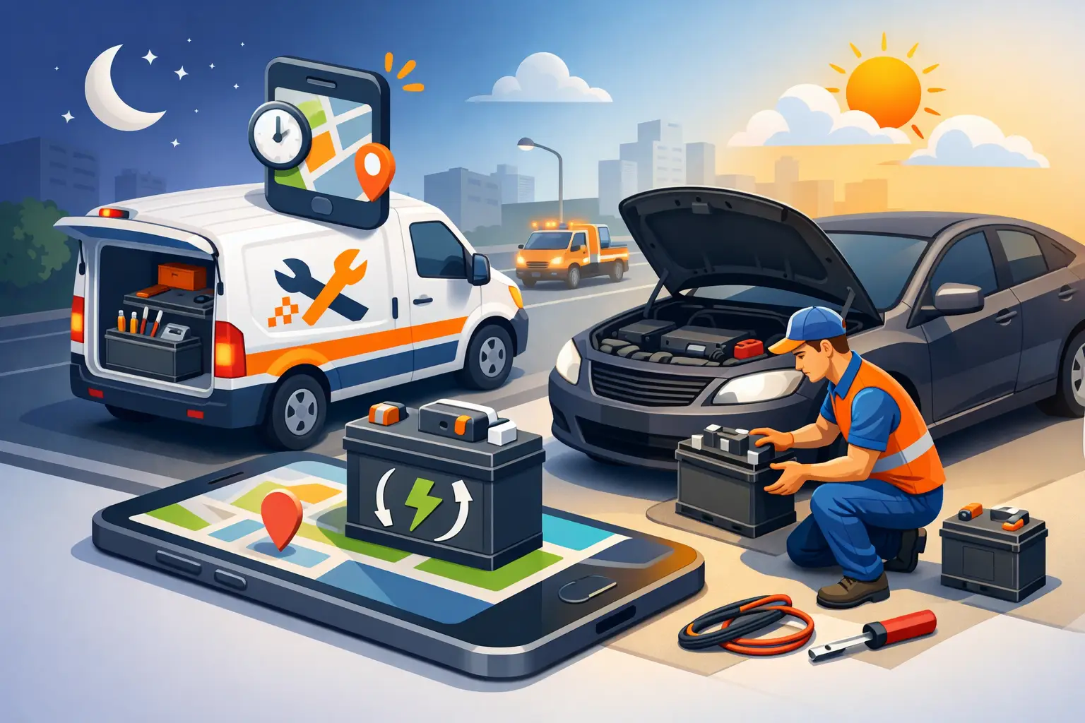 24 Hour Mobile Car Battery Replacement Near Me