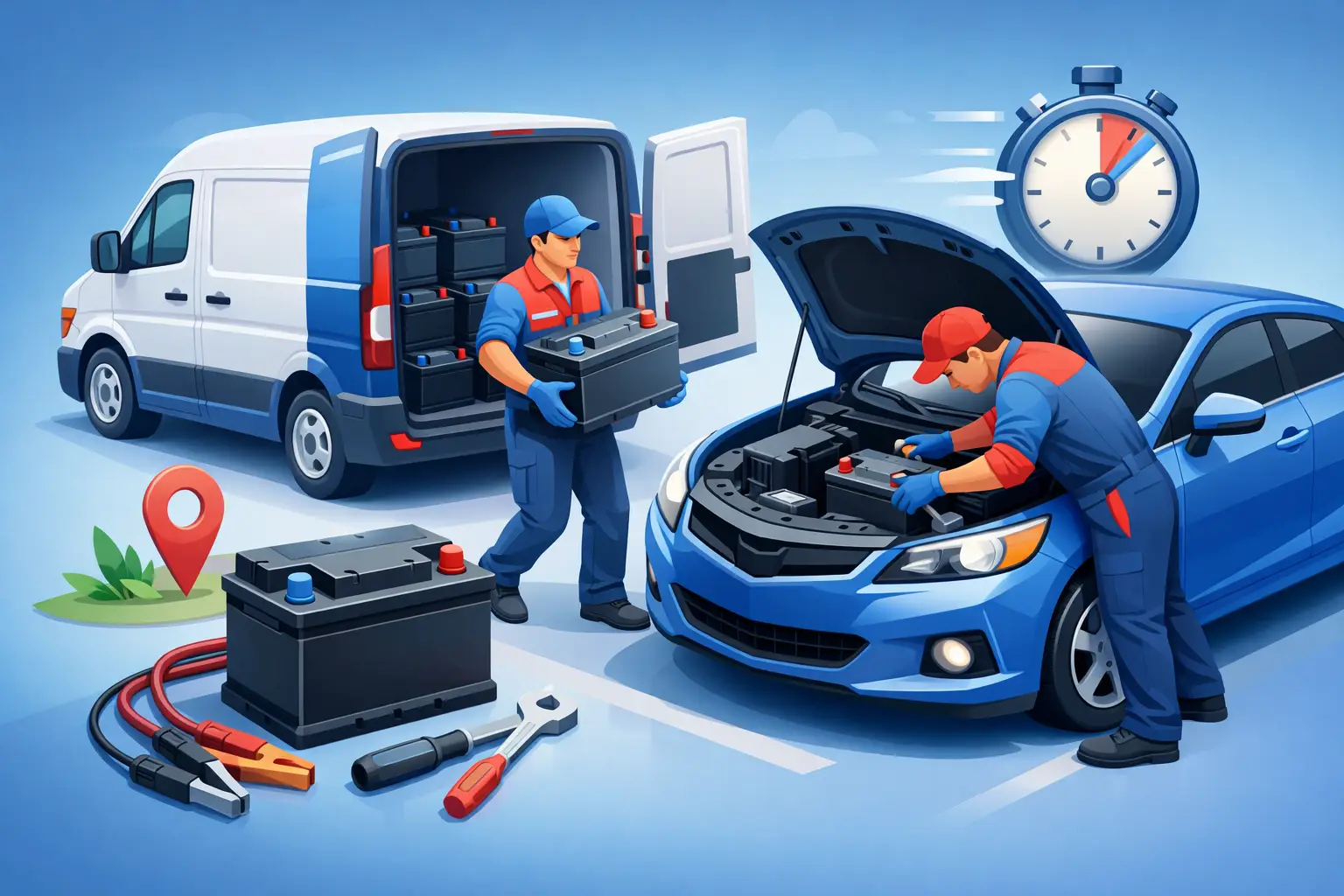 Car Battery and Truck Battery Delivery and Fitting Fast
