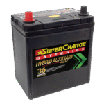 SuperCharge Hybrid Auxiliary Car Battery B20R-AGM (S34B20R AGM)