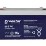 Predator General Purpose AGM Battery ES670 6V 7Ah