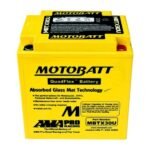 Motobatt AGM Battery MBTX30U