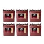 Trojan T875 Set of 6. 48Volt Golf Cart Battery