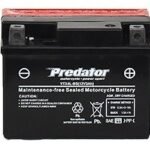 Predator Heavy Duty Motorcycle Battery YTX4L-BS