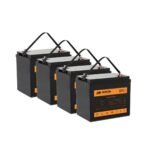 Maxon 12V 470Ah Deep Cycle Solar Battery Bank MEVG-105 x 4