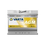 Varta A8 Silver Dynamic AGM Car Battery D52 (DIN55H)