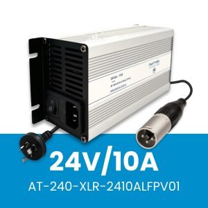 AT-240-XLR-2410ALFPV01-lithium battery charger 24v 10a ac-dc