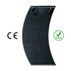 200W Semi-Flexible Perc Shingled Solar Panels ETFE Coating