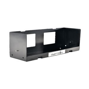 Amptron SlimLine Battery – Universal Lite Weight Aluminium Mounting Tray Kit - Angle View