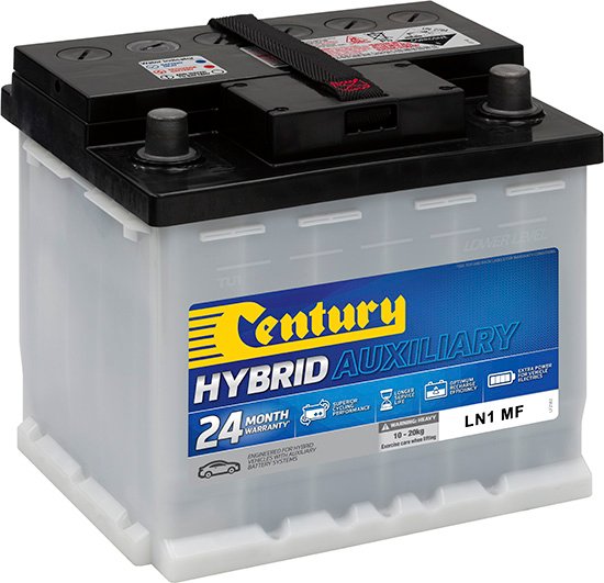 Century Hybrid Auxiliary Car Battery LN1 MF
